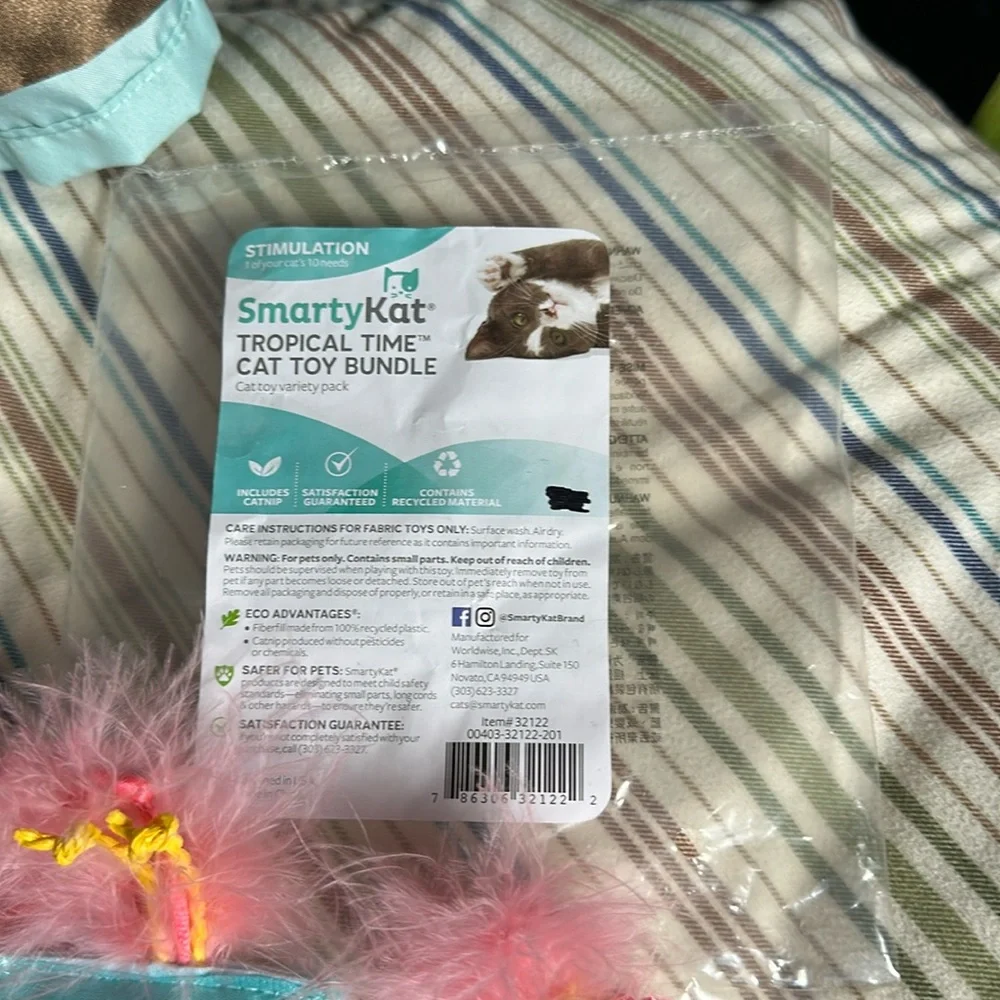 SmartyKat Tropical Time Island Martini Catnip Cat Toys